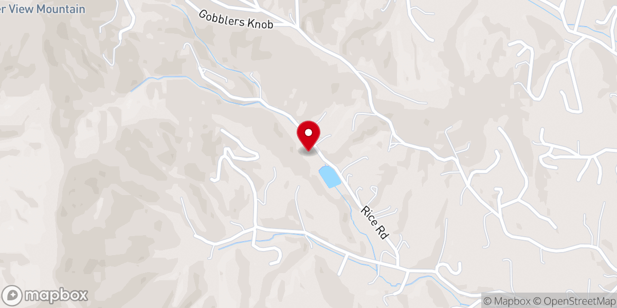 Map showing location of Freedom Baptist Church