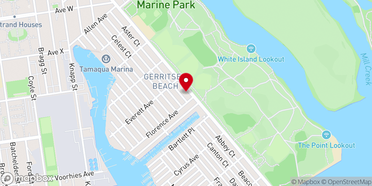Map showing location of Ancient Order of Hibernians