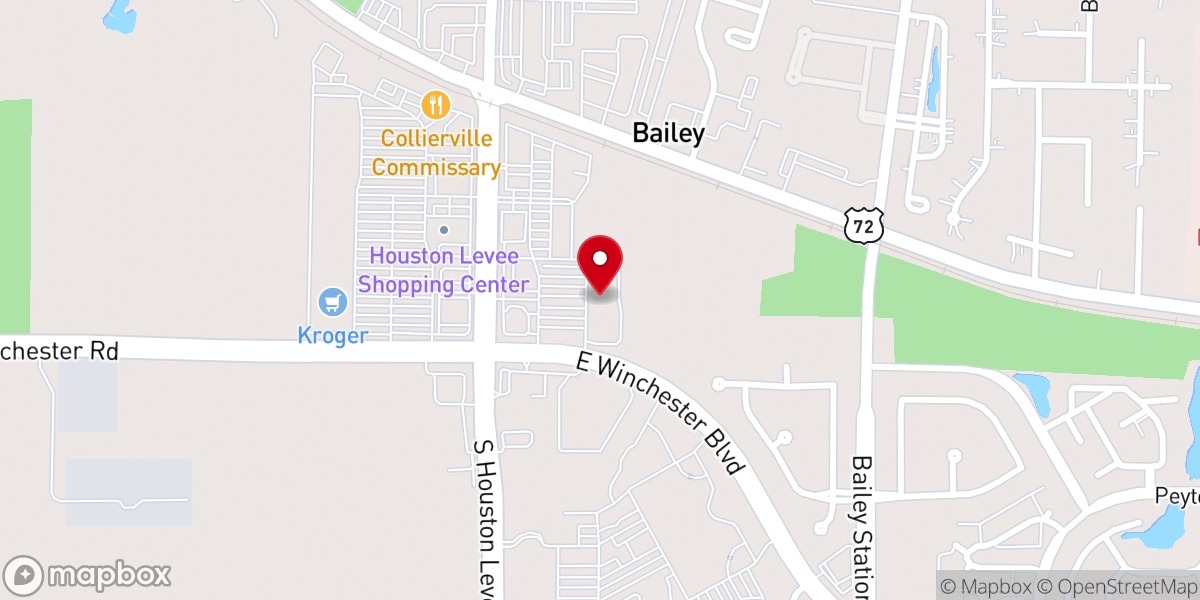 Map showing location of The Orchard Church
