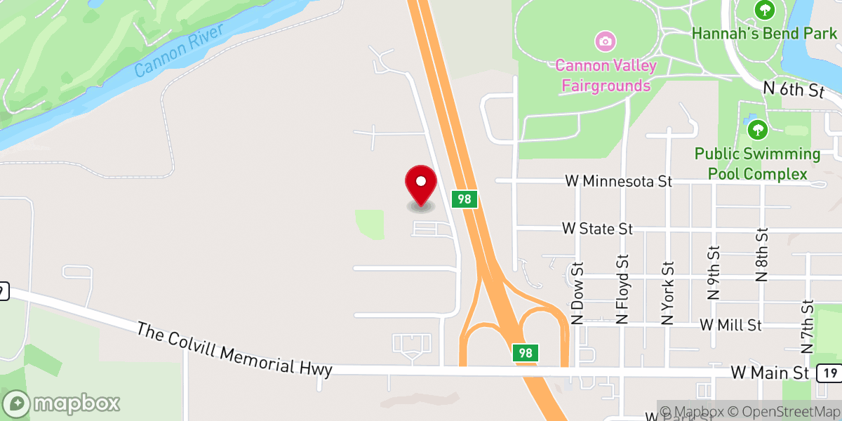 Map showing location of St Paul's Lutheran School