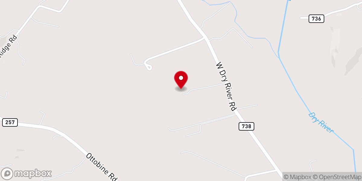 Map showing location of Riverdale Old Order Mennonite Church
