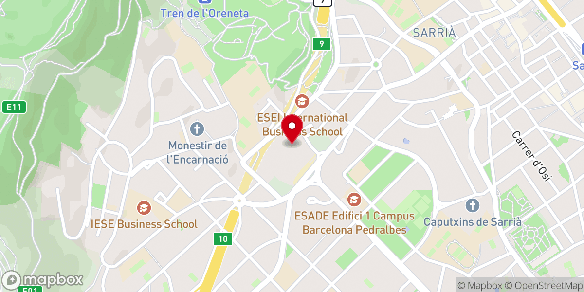Map showing location of Claustro del Real Monasterio de Pedralbes