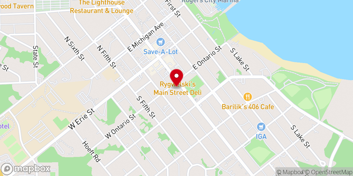 Map showing location of Westminster Presbyterian Church