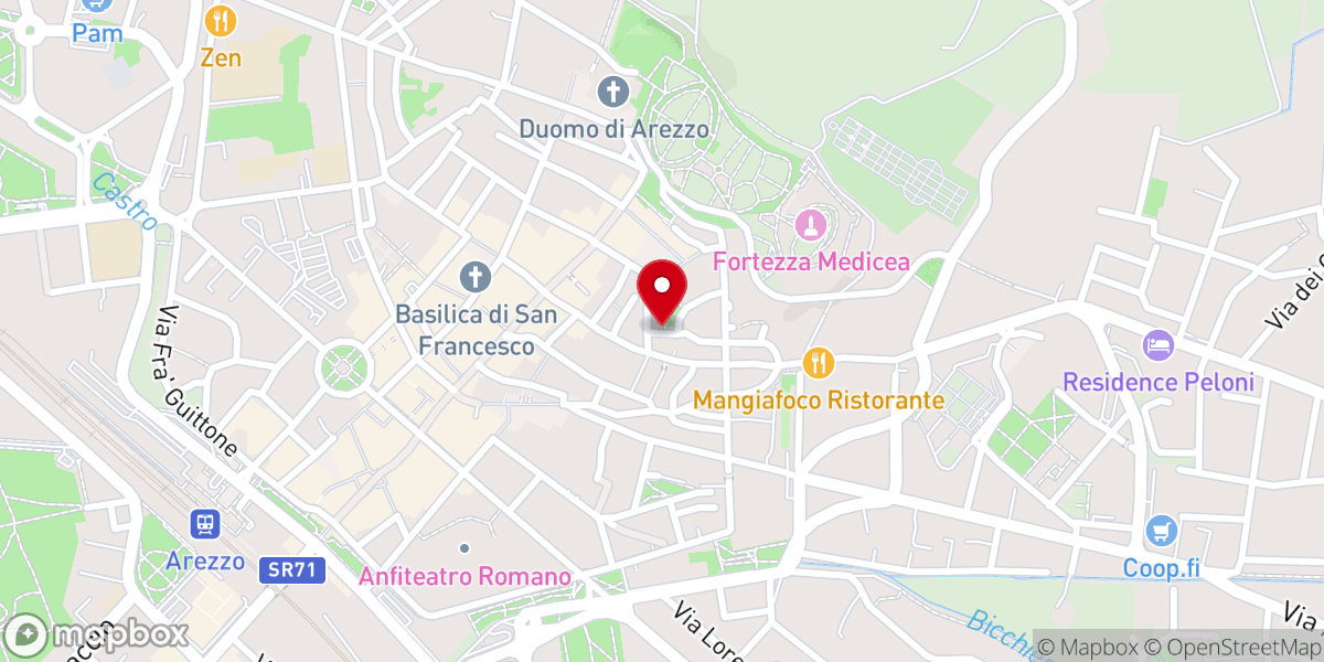 Map showing location of Chiesa di San Bartolomeo