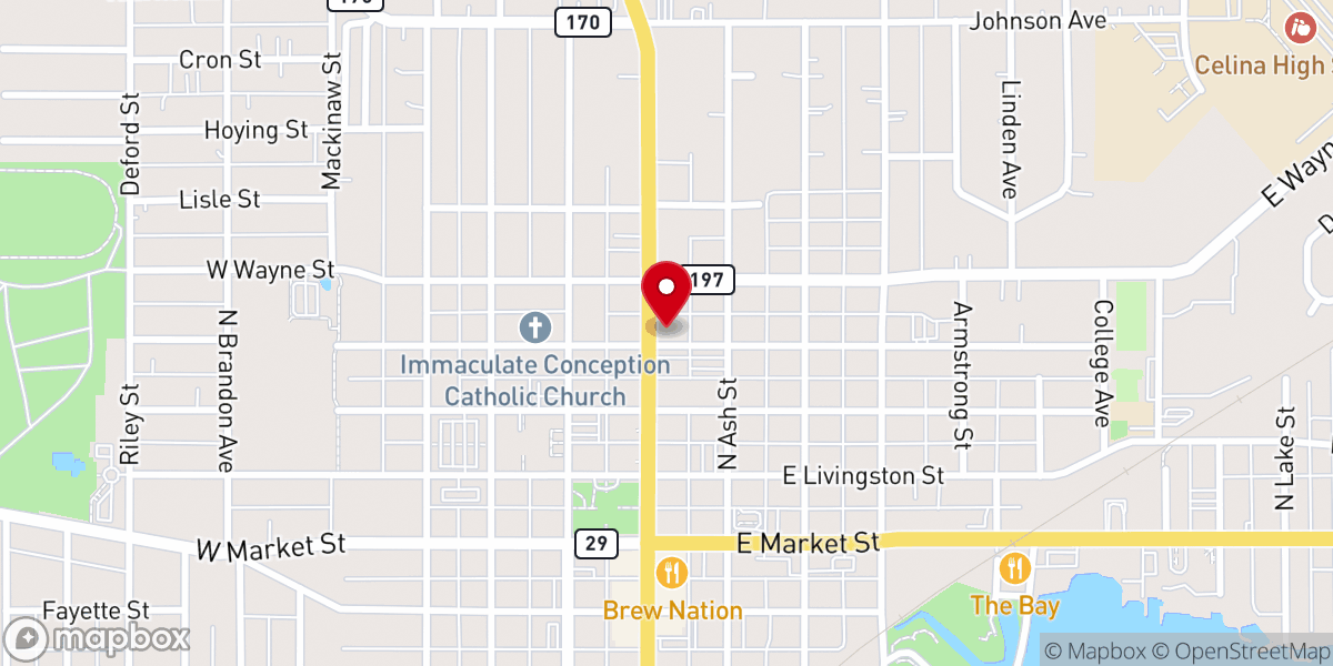 Map showing location of Speed of Light Marshallese Full Gospel Church