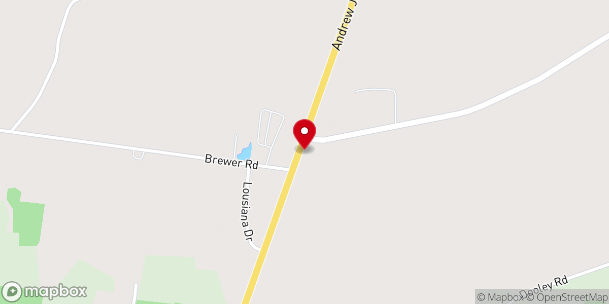 Map showing location of Amish Country Depot