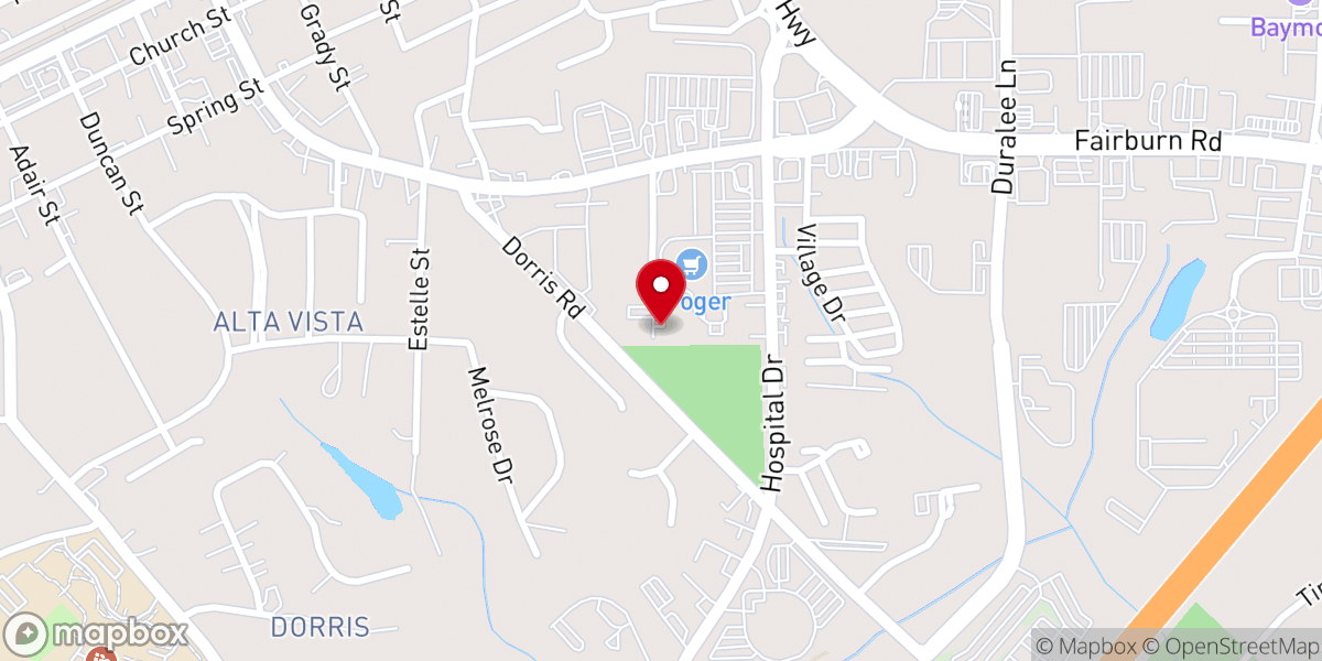 Map showing location of Christ Apostolic LIfe Church