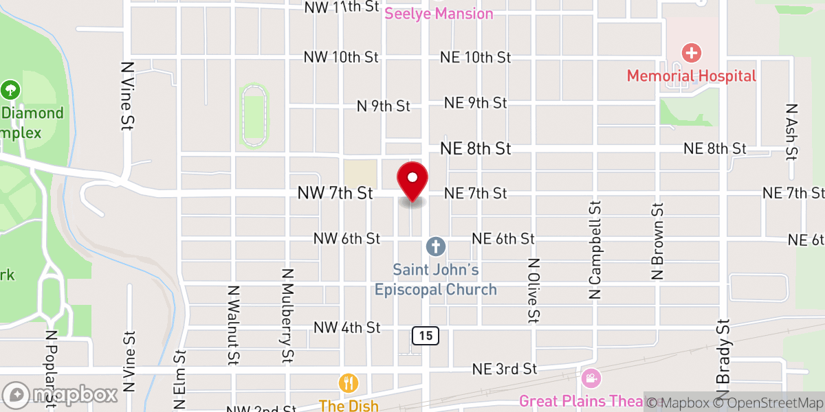 Map showing location of Christian Marriage Conferences
