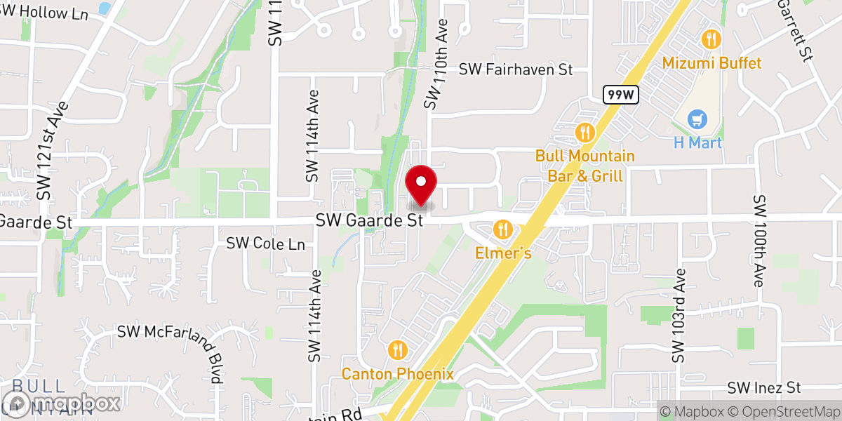 Map showing location of Grace Point Community Church