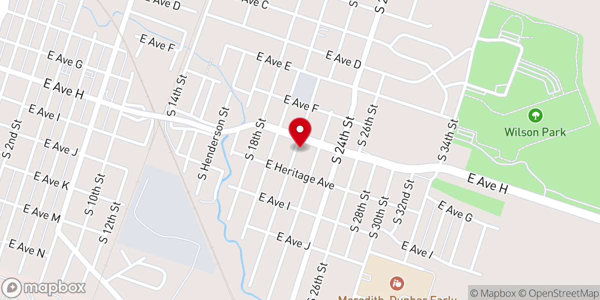 Map showing location of Bethel Indep Methodist Church