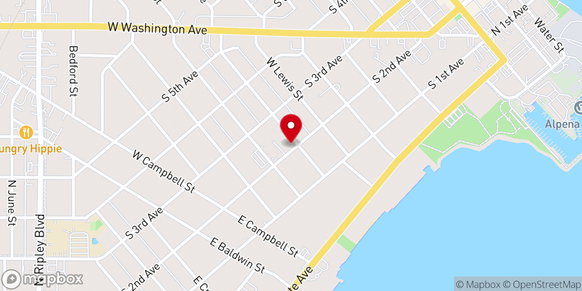 Map showing location of Haselhuhn Rodney