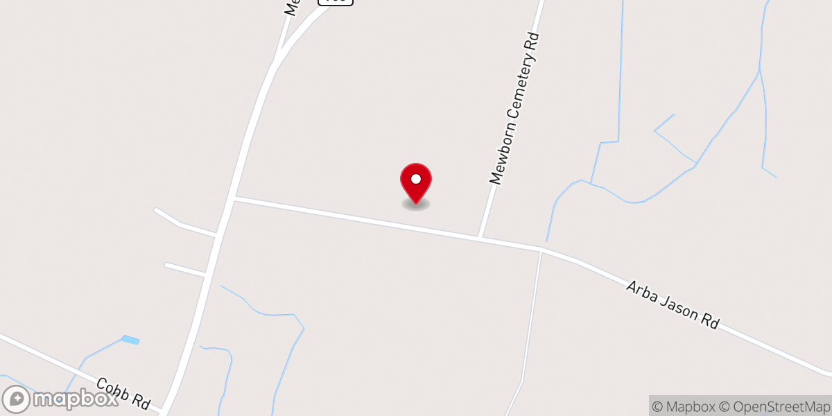 Map showing location of St Mary's Free Will Baptist Church