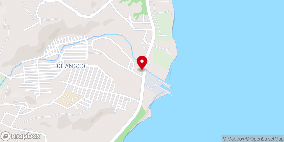 Map showing location of Born Again Sanctuary of Praise Changco