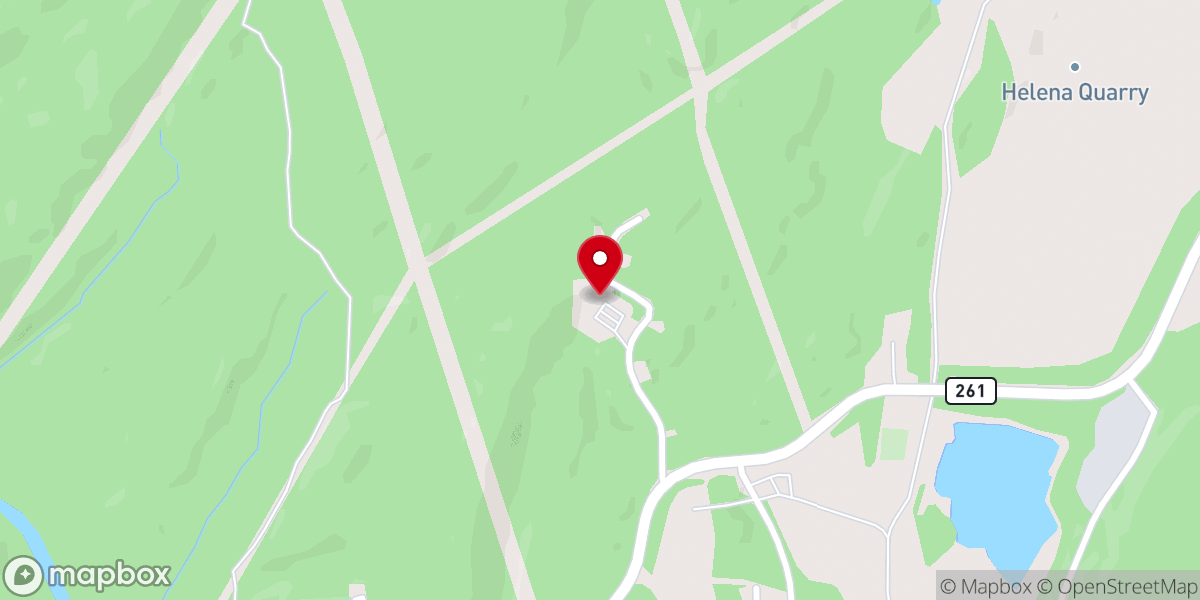 Map showing location of Crossbridge Community Church
