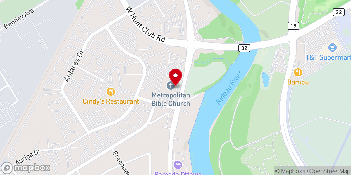 Map showing location of The Met