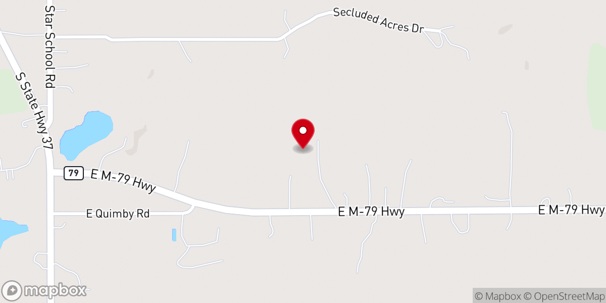Map showing location of Thank God First Church