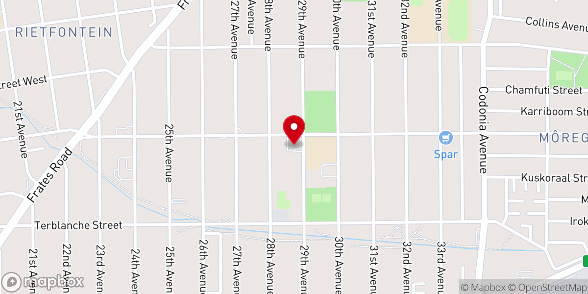 Map showing location of Valley Methodist Church