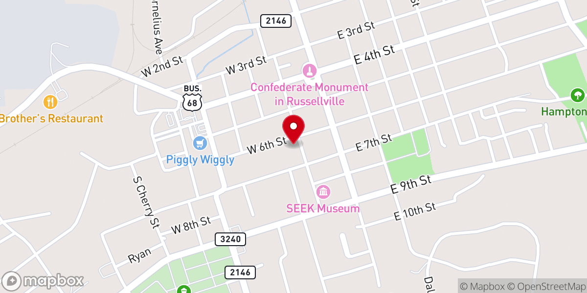 Map showing location of Community Action-Southern Ky