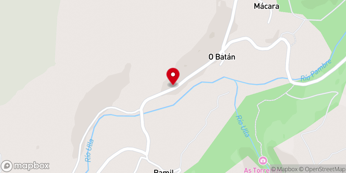 Map showing location of Santuario pola vida "ALTRI NON"