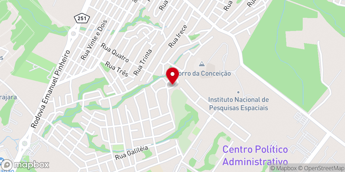 Map showing location of IGREJA PENTECOSTAL MINISTÉRIO DA CURA E LIBERTAÇÃO
