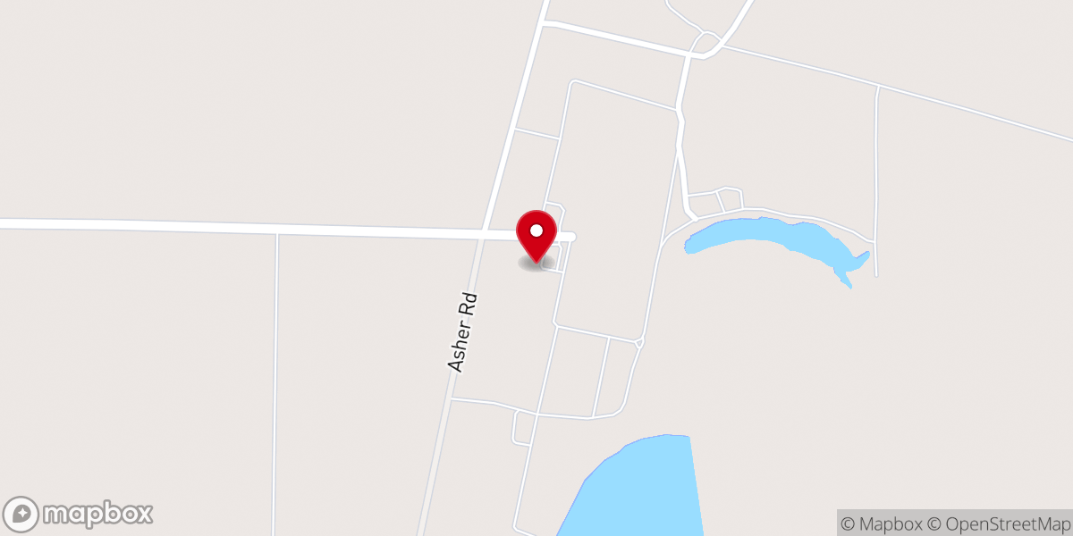 Map showing location of New Hope Church of God in Christ