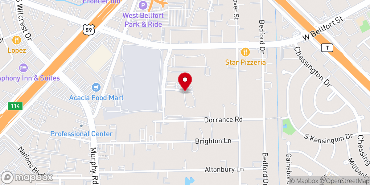 Map showing location of God's Romanie Christian Church