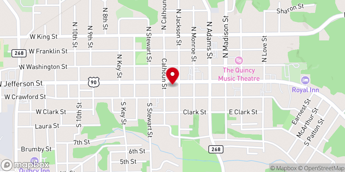 Map showing location of Cornerstone Community Outreach Church of God in Christ
