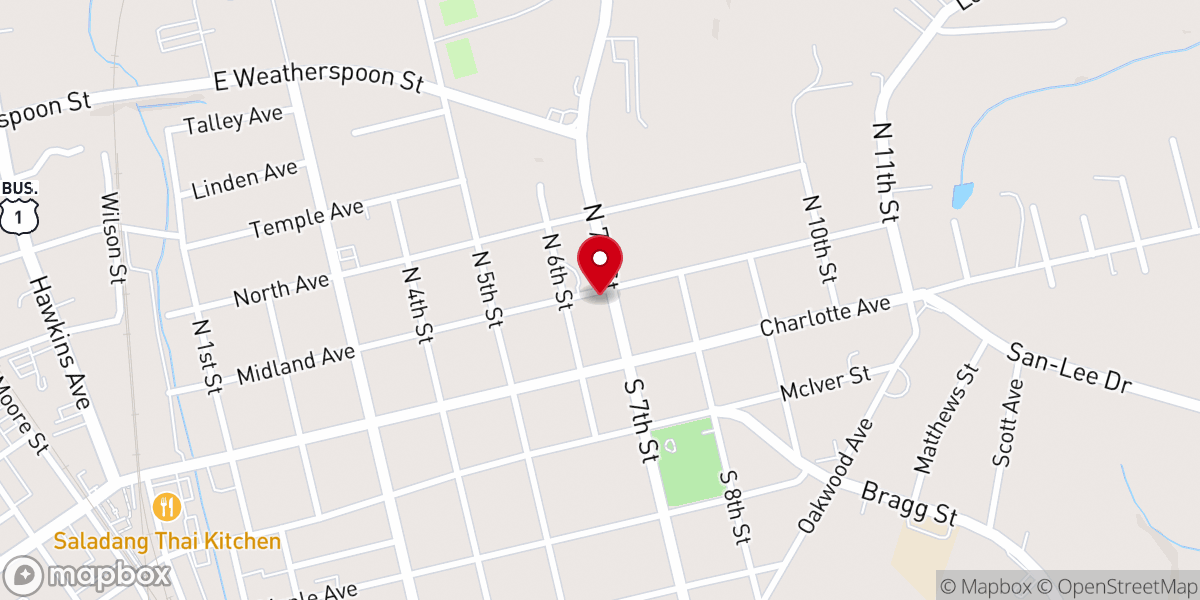 Map showing location of The Upper Room