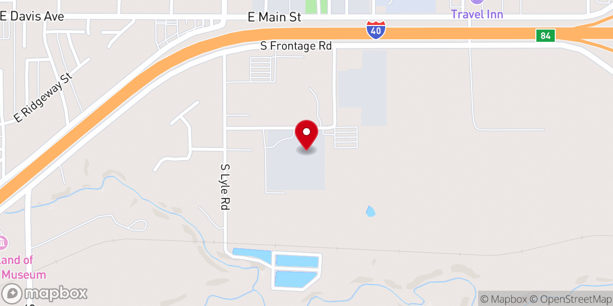 Map showing location of Liberty Church International