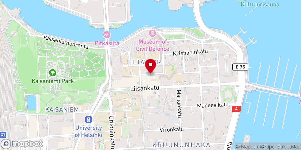 Map showing location of Suomen Kristillinen Ylioppilasliitto - Finlands Kristliga Studentförbund Ry