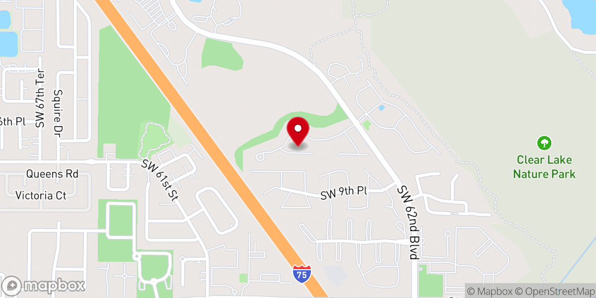 Map showing location of Shekinah Glory Family Worship Center