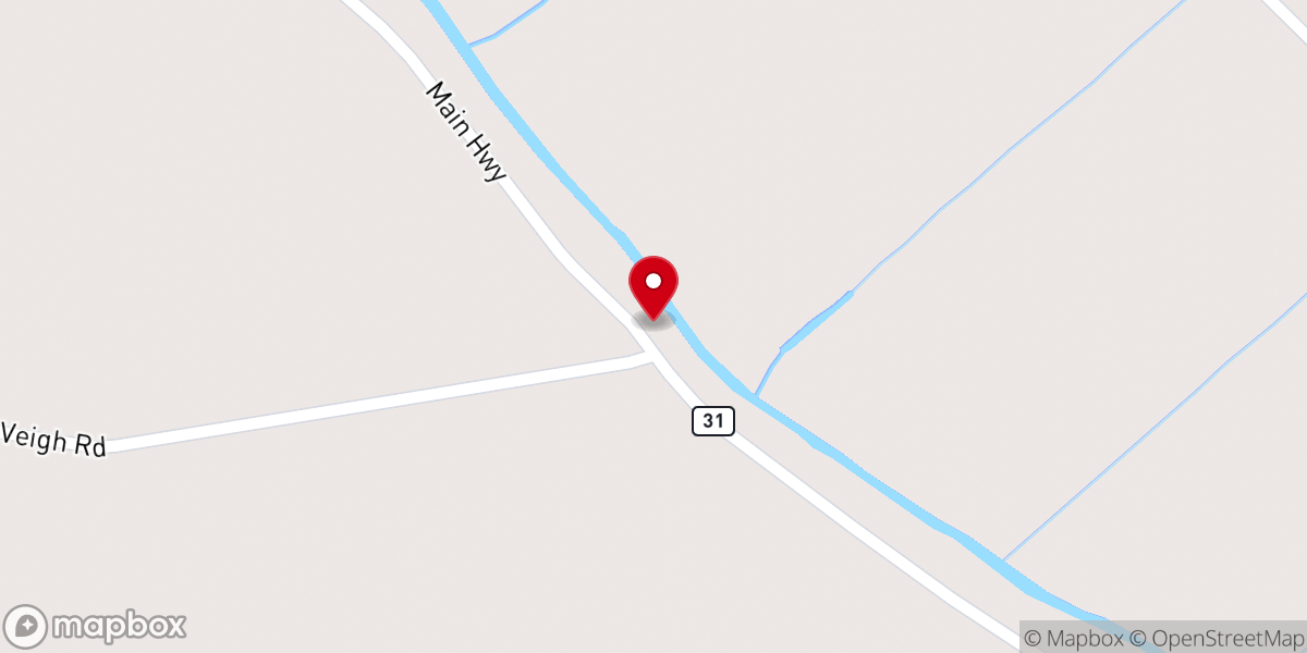 Map showing location of First Bethelehem Church