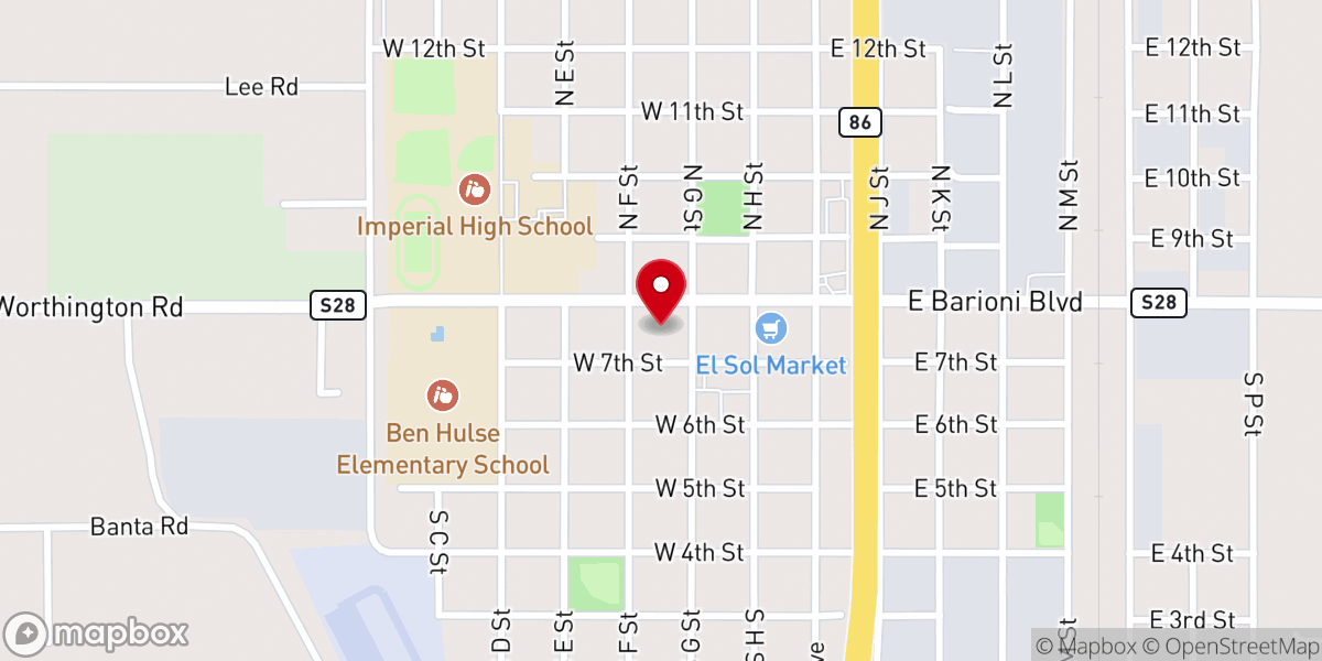 Map showing location of Solid Rock Christian Ministries Inc