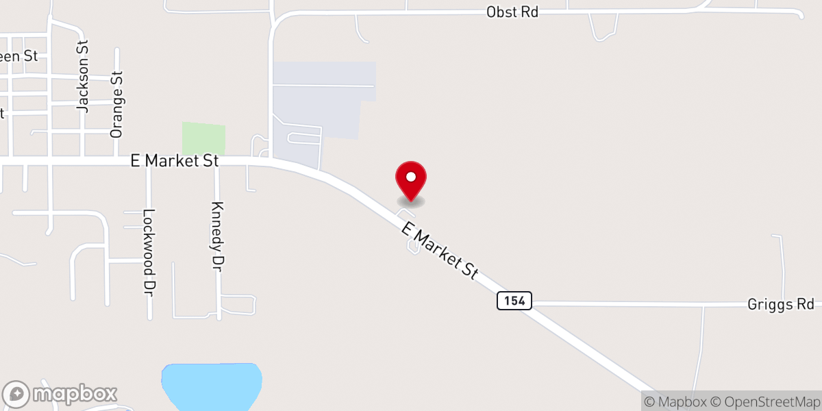 Map showing location of First Pentecostal Church