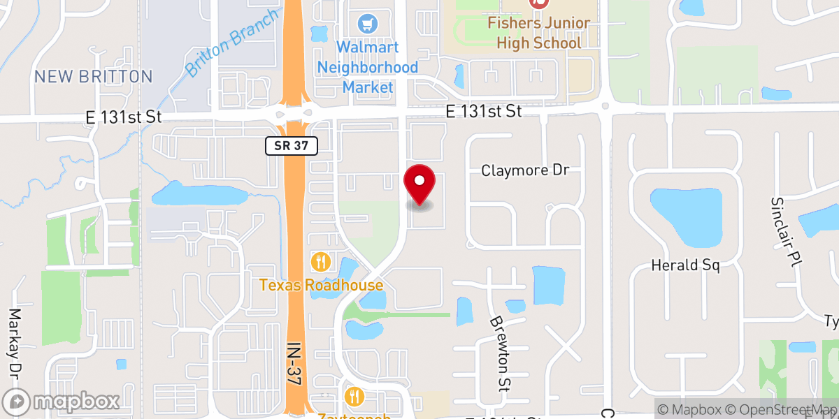 Map showing location of Bridgeway Community Church