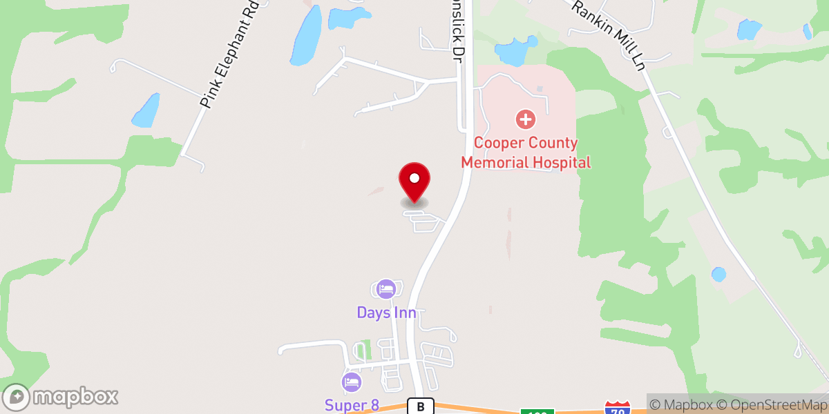 Map showing location of Everlasting Hope Chapel