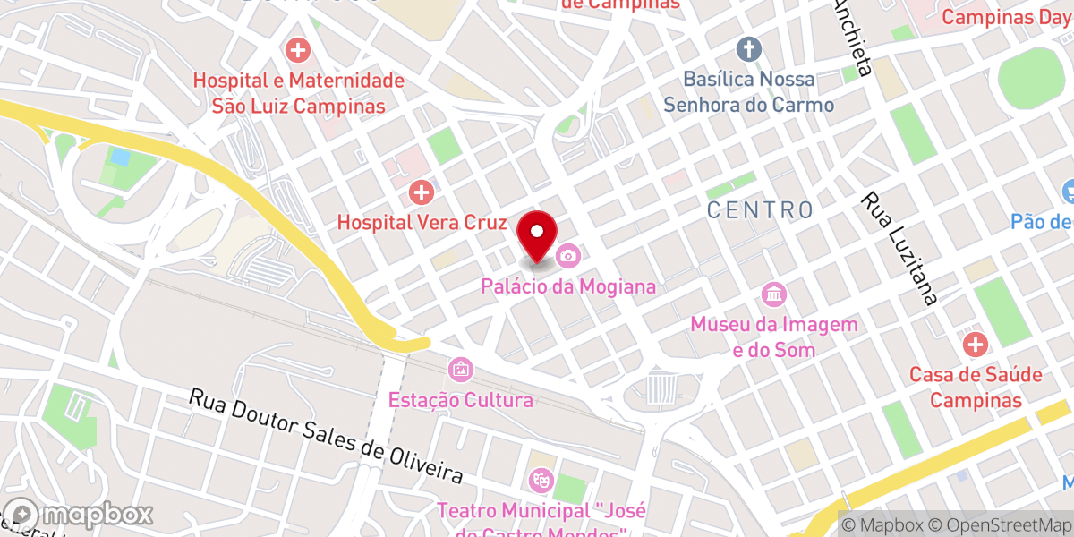 Map showing location of Igreja Ev Assembléia de Deus Min de Campinas