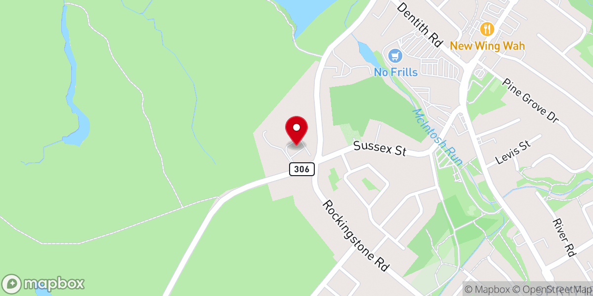 Map showing location of Azusa Apostolic Church