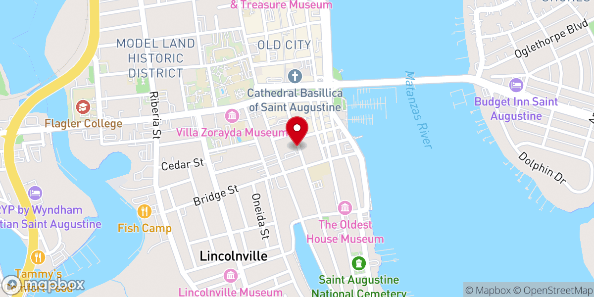Map showing location of Nuestra Señora de la Soledad - Church and Hospital