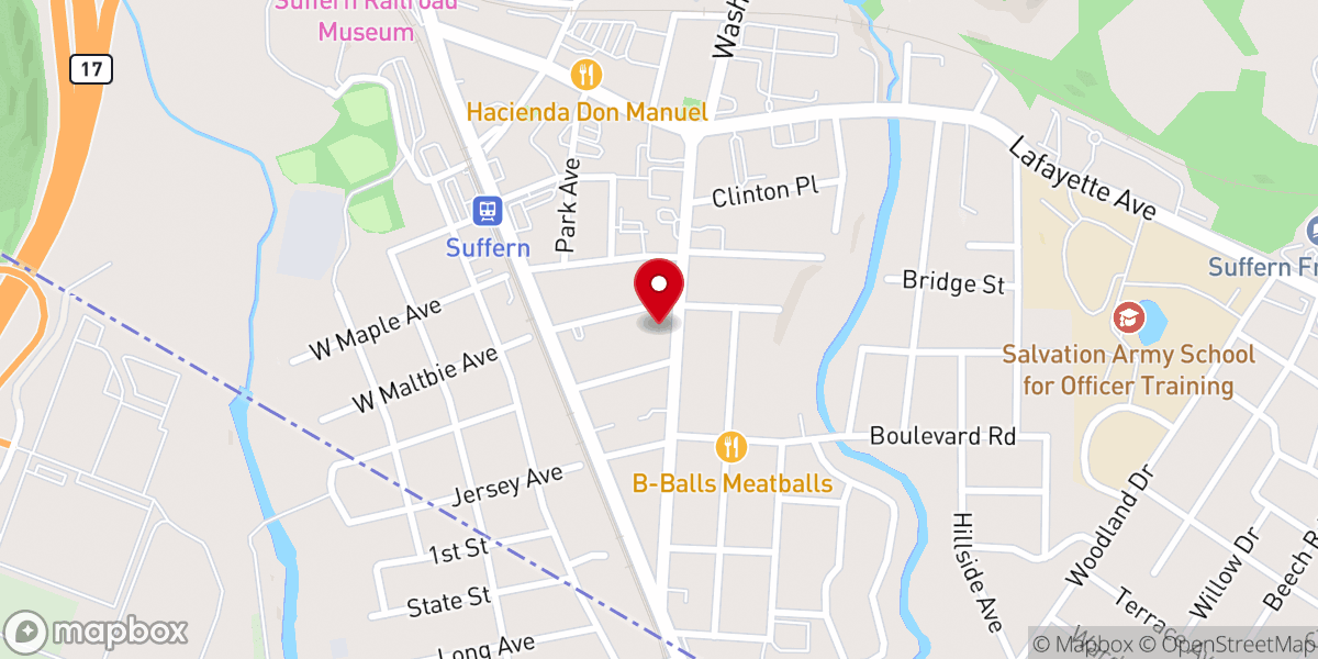 Map showing location of All Souls Community Church