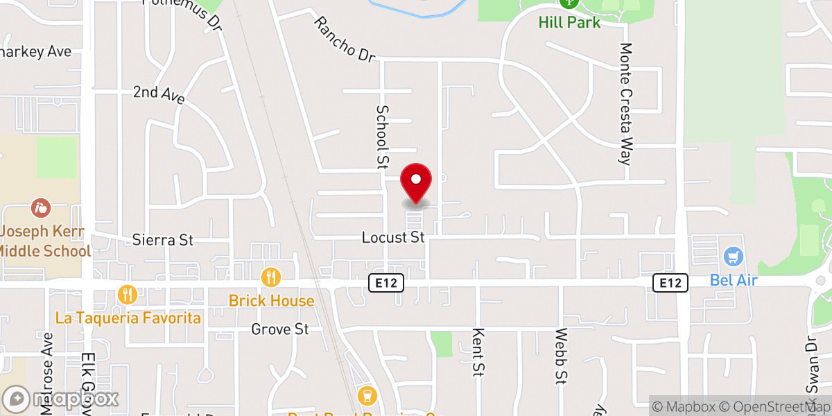 Map showing location of Sacramento Hmong Alliance Church