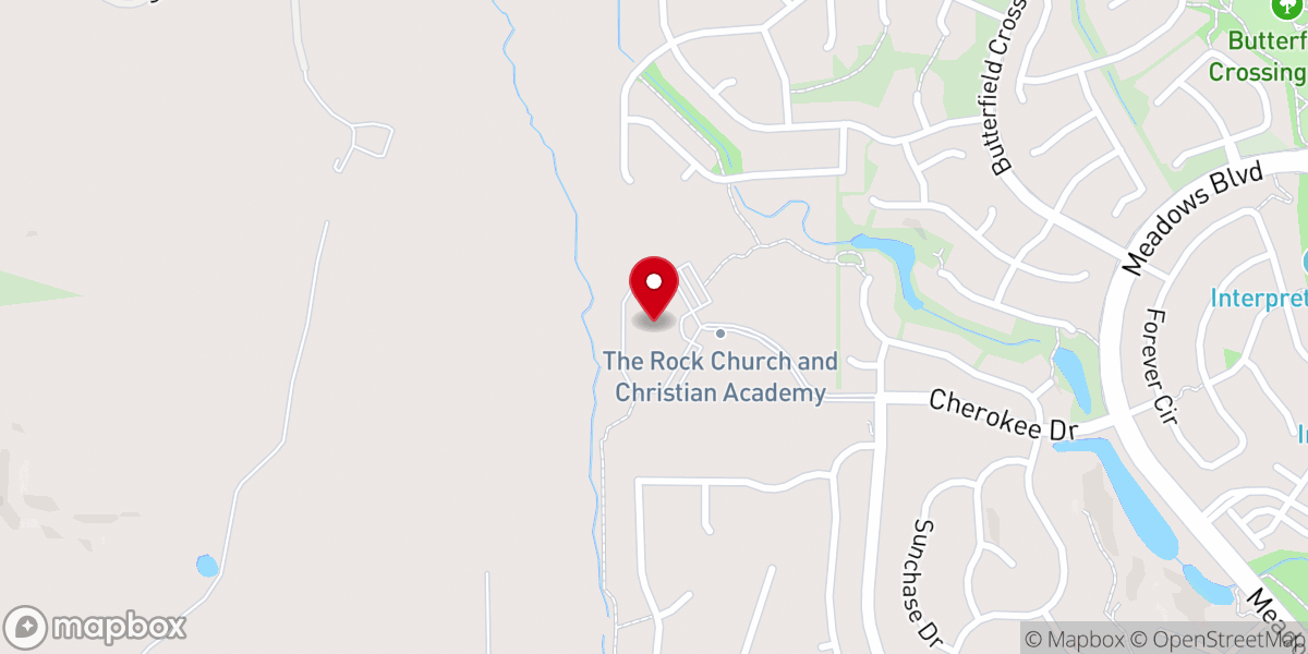 Map showing location of The Rock