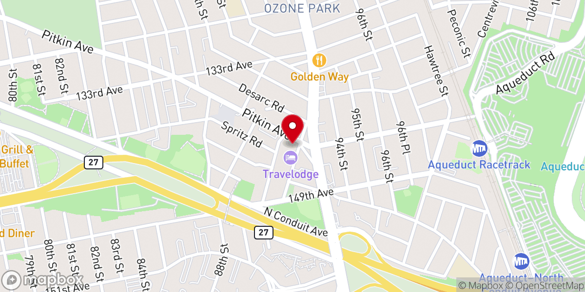 Map showing location of Ozone Inn & Suites