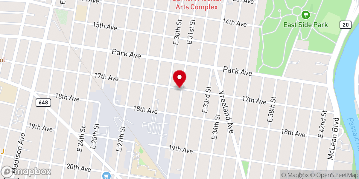 Map showing location of Angel Wings Outreach Ministries Inc