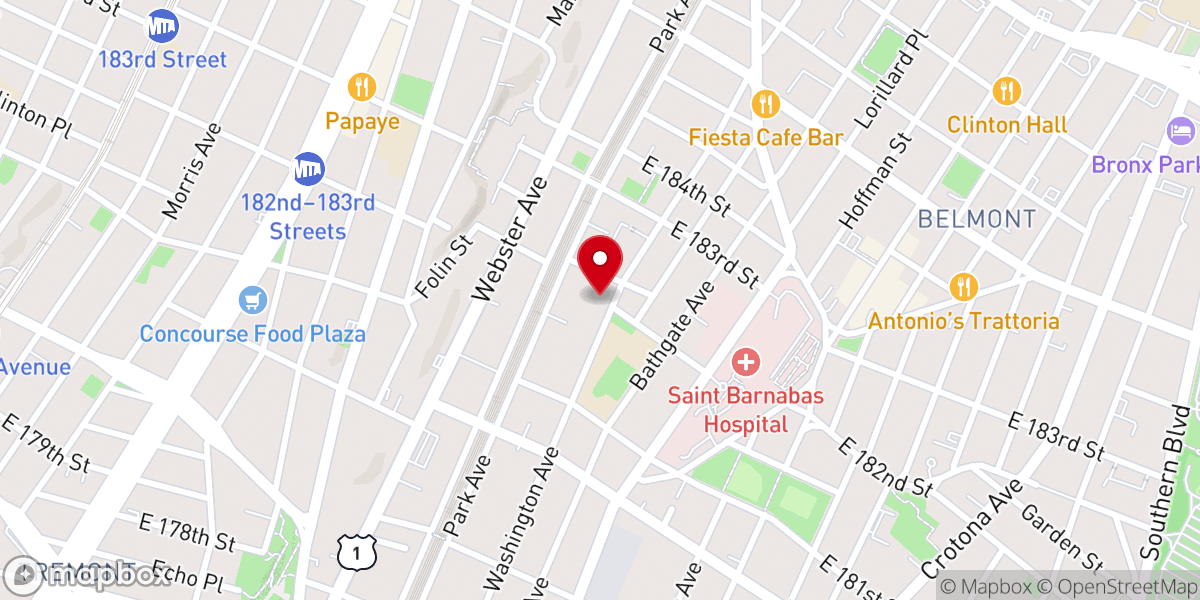 Map showing location of Door of Refuge