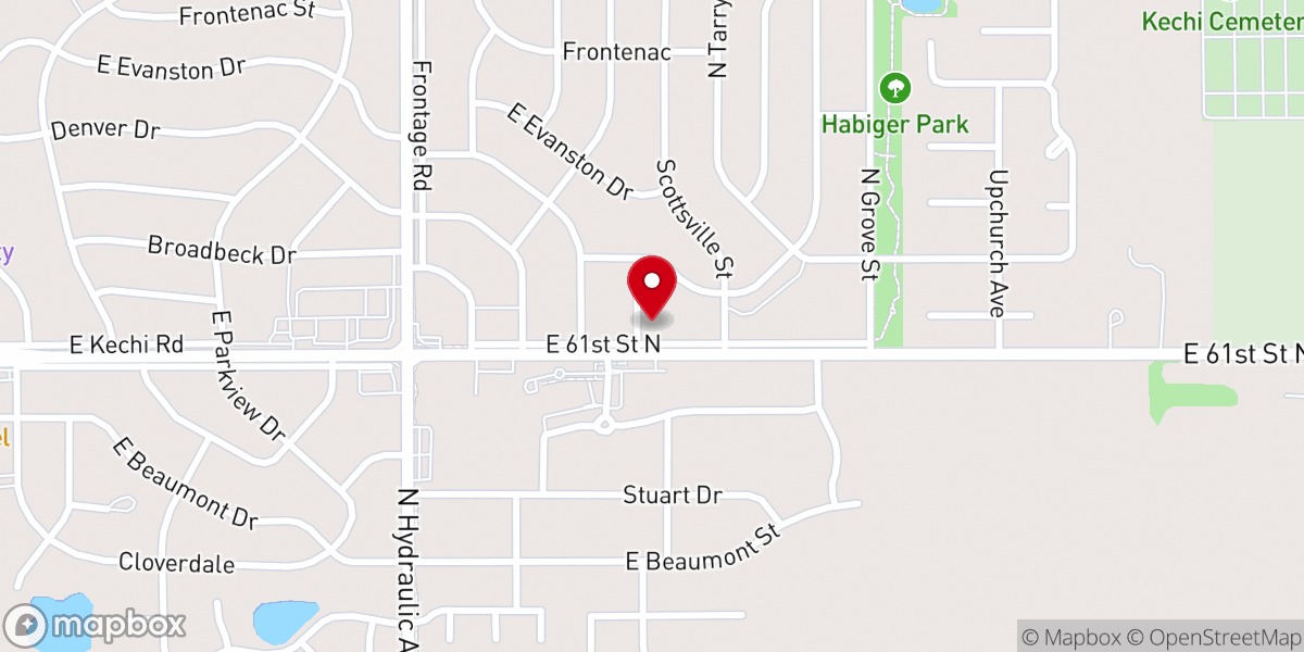 Map showing location of Park City Church of the Nazarene