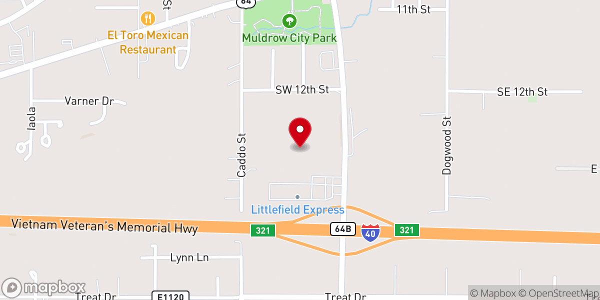 Map showing location of East Side FWBC Activity Center