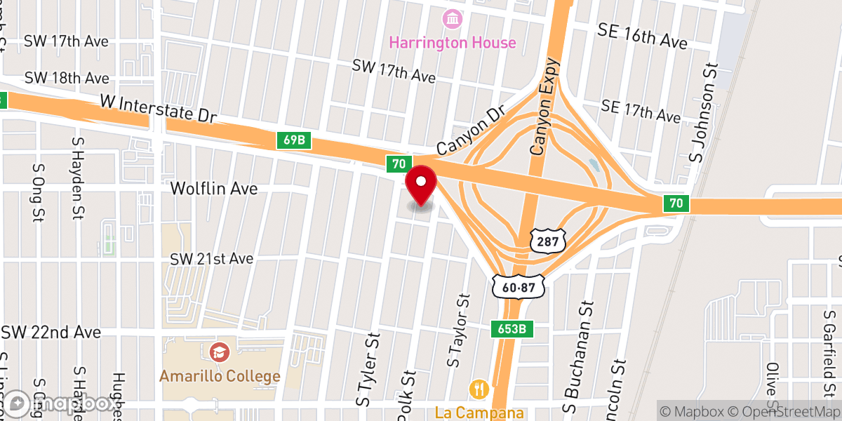 Map showing location of God of Wonders Fellowship