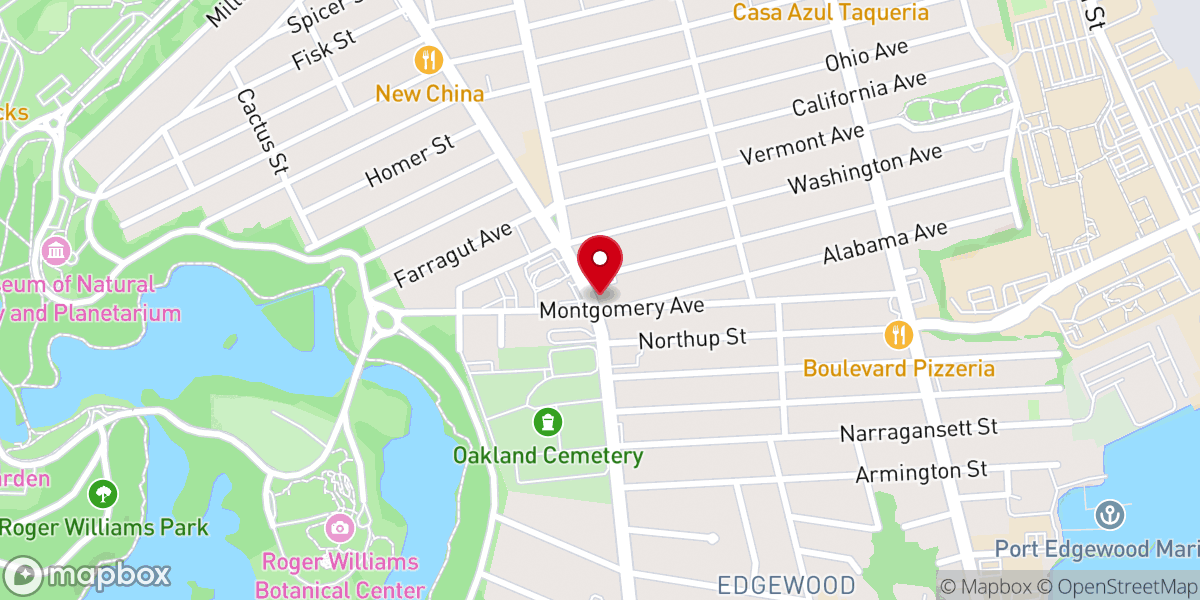 Map showing location of Open Table of Christ