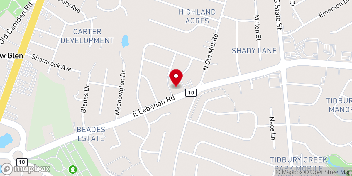 Map showing location of The Church of Jesus Christ of Latter-day Saints